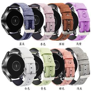 20 22mm Nouveau nylon toile boucle en cuir pour samsung galaxy <span class=keywords><strong>watch</strong></span> 42 <span class=keywords><strong>46mm</strong></span>/HUAWEI honour band 5 - Product Image 6