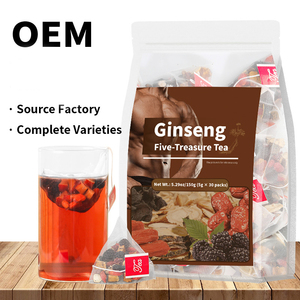 Чай «Пять сокровищ» с женьшенем, китайский травяной чай для улучшения мужского здоровья почек, повышения мужской потенции и жизненной силы, чай для усиления сексуальной активности - Product Image 2