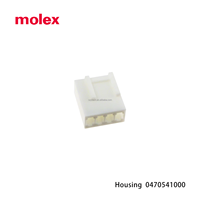 0470541000 Molex Automotive 4 Connecteurs rectangulaires-Boîtiers Adaptateur de prise Contacts en alliage de cuivre Ivoire 0.100 "(2.54mm)