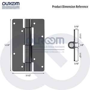 مفصلة ألمنيوم حديثة شديدة التحمل ذاتية الإغلاق للبوابات الخارجية المصنوعة من الألومنيوم أو الحديد - Product Image 6