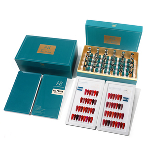 Kit de vernis à ongles en gel rouge rose pour la Saint-Valentin, marque privée AS, logo personnalisé, 15 ml, vernis UV gel avec couche de base et de finition - Product Image 3