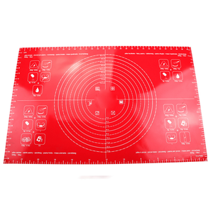 <span class=keywords><strong>Tapis</strong></span> de cuisson en <span class=keywords><strong>silicone</strong></span> pour usage domestique Disponible en marron rouge noir gris avec coins droits bordés-40 ℃ 250 ℃ Résistant - Product Image 1