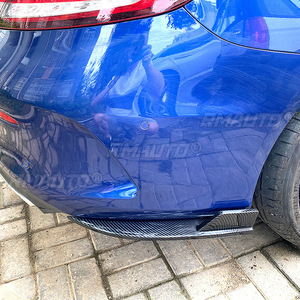 ลิ้นกันชนหลังแบบดิฟฟิวเซอร์พร้อมสปอยเลอร์ข้างสำหรับ Mercedes-Benz C-Class Coupe C205 C200 260 C43 C63 AMG 2015-2021 ชุดแต่ง - Product Image 4