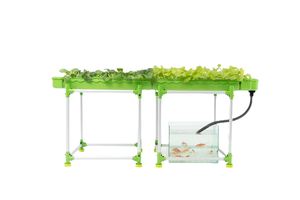 Kit de Agricultura de invernadero de acuaponia hidropónica avanzada, macetas duraderas para interiores y exteriores, verduras, hierbas, flores, Ag sostenible - Product Image 2