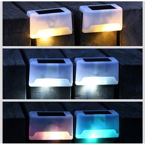 Lampe de clôture solaire étanche à LED pour jardin, terrasse, marches, éclairage paysager pour balcon, escalier, décoration extérieure - Product Image 2