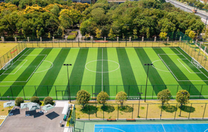 Césped Deportivo Artificial de Doble Capa de 10 mm/20 mm, Césped Deportivo Duradero e Impermeable para Canchas Deportivas Interiores y Exteriores - Product Image 5