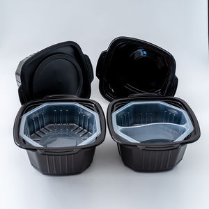 صندوق تسخين ذاتي مع عبوتين تسخين مزدوج الكفاءة خالي من بيسفا درجة طعام مستطيلي من بولي بروبلين - Product Image 5