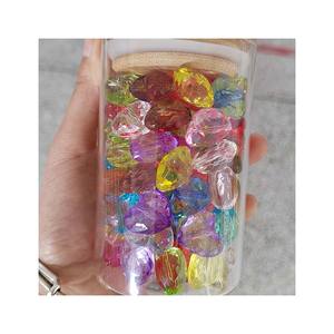 Perles d'espacement colorées en vrac, perles en acrylique transparentes en forme <span class=keywords><strong>de</strong></span> cœur pour la fabrication <span class=keywords><strong>de</strong></span> bijoux, bracelets faits <span class=keywords><strong>à</strong></span> la main, accessoires <span class=keywords><strong>de</strong></span> fabrication <span class=keywords><strong>de</strong></span> bijoux - Product Image 3