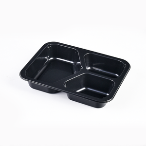 3 vano CPET ciotola da forno ovinable Takeway Packaging to Go vassoi per lo smaltimento contenitori per alimenti Airlin CPET vassoio - Product Image 1