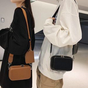 Nouveau sac à bandoulière <span class=keywords><strong>rigide</strong></span> deux pièces pour <span class=keywords><strong>homme</strong></span>, sac de poitrine noir de marque japonaise, petit sac carré pour téléphone portable - Product Image 6