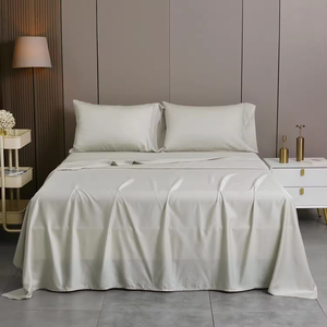 Home Textile <strong>Set</strong> 100% Bamboo Flat Sheets Luxury <strong>Bedding</strong> with <strong>Pillow</strong> Cases - Product Image 6