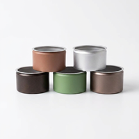 Boîtes à thé en aluminium, boîtes à thé colorées, boîtes à café, boîtes en aluminium de qualité alimentaire, étanches à l'humidité et aux fuites, respectueuses de l'environnement
