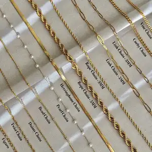 Sieraden Kettingen Ketting 14K 10K Voor Sieraden 24K 18K Verguld Maken Permanent 9K Goud