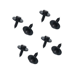 Vis autotaraudeuses à tête hexagonale 6x18mm en acier métrique, filetage à droite, pour fixations métalliques automobiles - Product Image 1