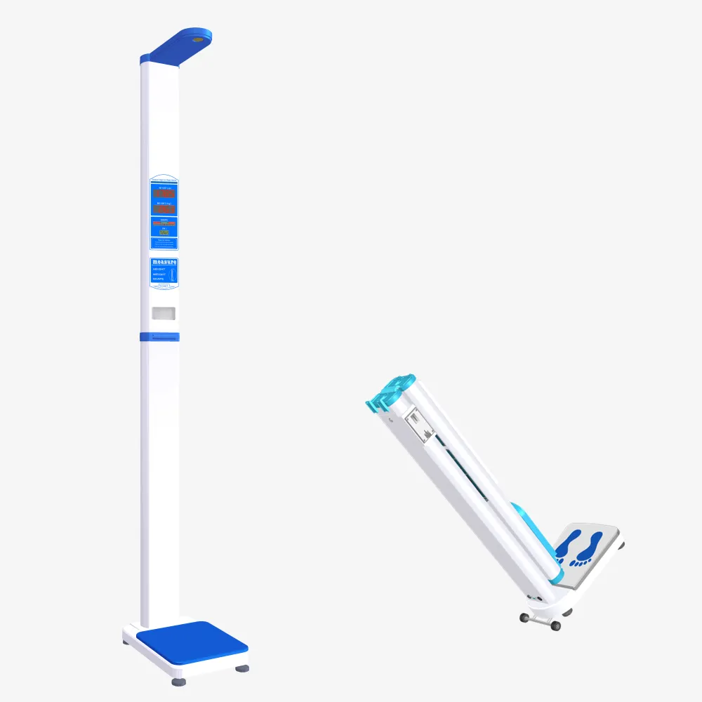DHM-16 Digitale Weegschaal Met Liniaal Elektronische Hoogte Gewicht Weegschaal Met Bmi