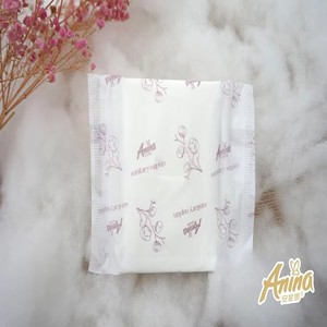 Serviettes hygiéniques 100% coton biologique ultra fines, respirantes, à double ailette, absorbantes, avec protection anti-fuites aux anions, fabriquées au Fujian - Product Image 3