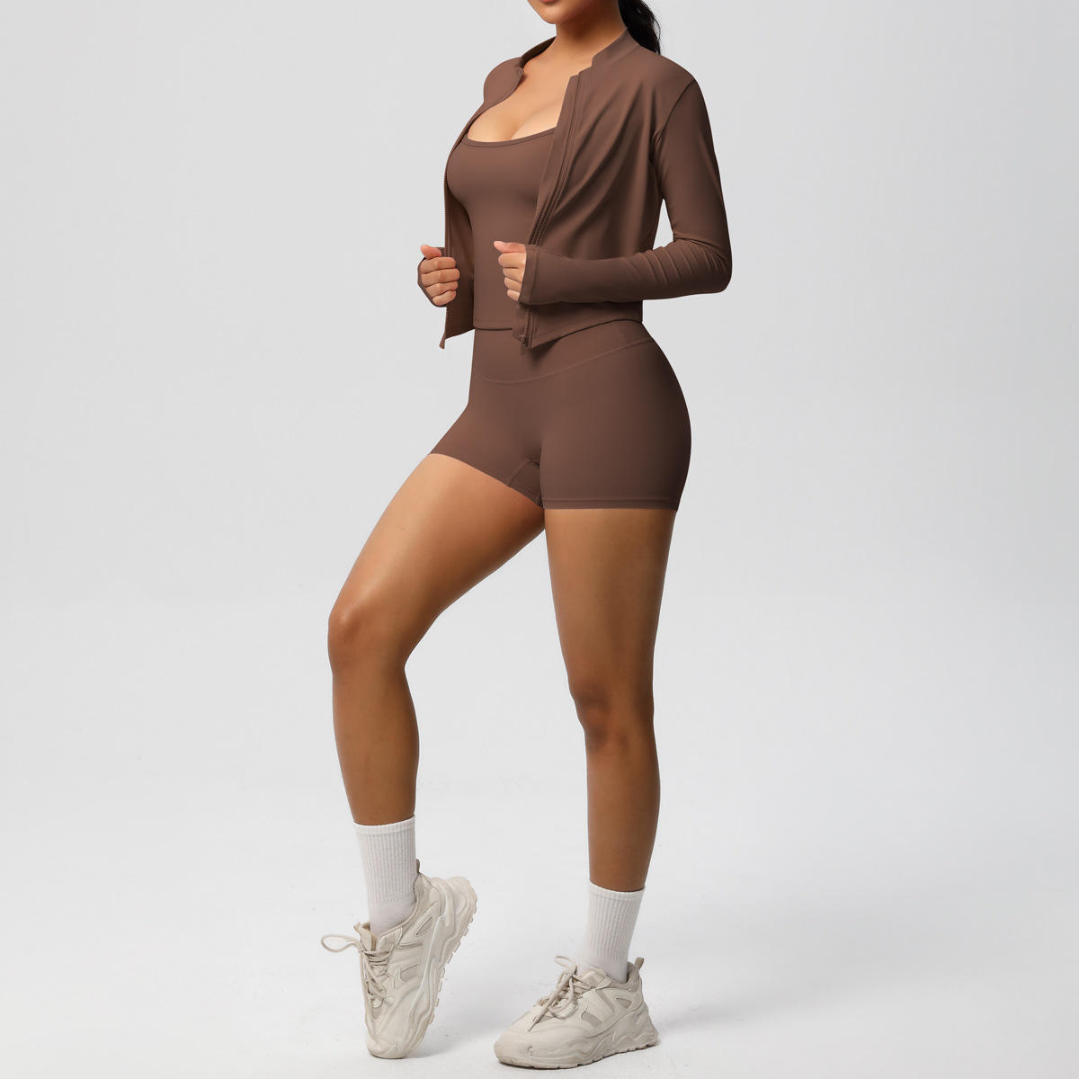 ชุดสามชิ้น7101 7107 + 7106 +-สีดำ