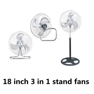 Factory Wholesale Ventilador Standing <strong>Fan</strong> 18 Inch Industrial 3-in-1 <strong>Fan</strong> Metal Blade Standing <strong>Oscillating</strong> Pedestal AC <strong>Stand</strong> <strong>Fan</strong> - Product Image 4