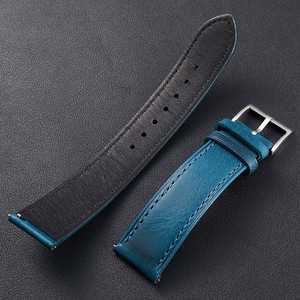 <span class=keywords><strong>Bracelet</strong></span> de montre en cuir de vachette italien haut de gamme pour Samsung Galaxy Watch 8 <span class=keywords><strong>HUAWEI</strong></span> GT6 22mm Vintage Bracelets à dégagement rapide - Product Image 4
