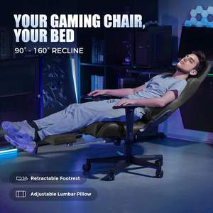 Chaise de jeu pivotante en tissu de haute qualité, réglable en 2D, chaise de jeu OEM élégante, dossier haut, chaise d'ordinateur pour le jeu et le bureau - Product Image 3