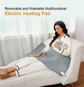 Coussin chauffant électrique en fibre de carbone à chauffage rapide avec <span class=keywords><strong>housse</strong></span> en flanelle en peluche pour coussin chauffant à chaleur instantanée électrique - Product Image 2