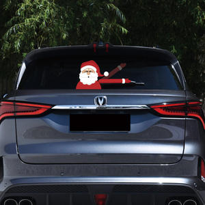Nuevo Adhesivo Navideño para Coche de Papá Noel, Calcomanía Elegante para Limpiaparabrisas y Carrocería - Product Image 3