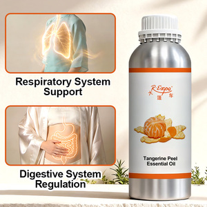 Aceite Esencial de Cáscara de Mandarina, Aceite Absoluto de Citrus Reticulata, Aceite Natural Puro y Dulce para Masajes, Revitalizador e Iluminador de la Piel - Product Image 1