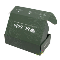 Vente flash - Boîte en tube de papier ondulé personnalisée, emballage cylindrique vert mat de luxe pour l'envoi de cadeaux