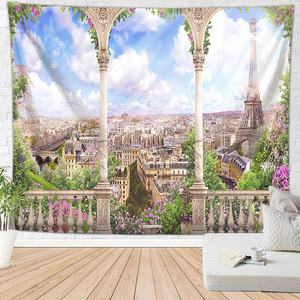 Tenture <span class=keywords><strong>murale</strong></span> personnalisée pour chambre, <span class=keywords><strong>tapisserie</strong></span> à design ondulé, coucher du soleil, décoration pour la maison, 51x59 pouces - Product Image 5