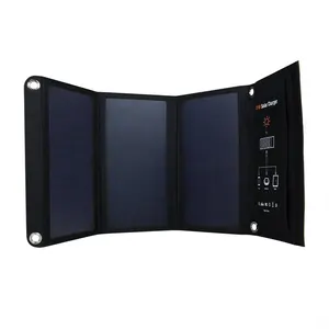 Universal Folding SUNPOWER Solar Charger Dual USB 15W High Efficiency Sun Panel Charger