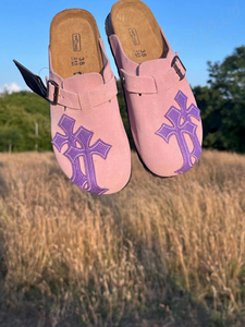 Nouvelles Sabots Noires pour Femmes 2025 avec Boucle Dorée et Coutures Décoratives - Mules Casual Tendance pour un Usage Quotidien - Product Image 2