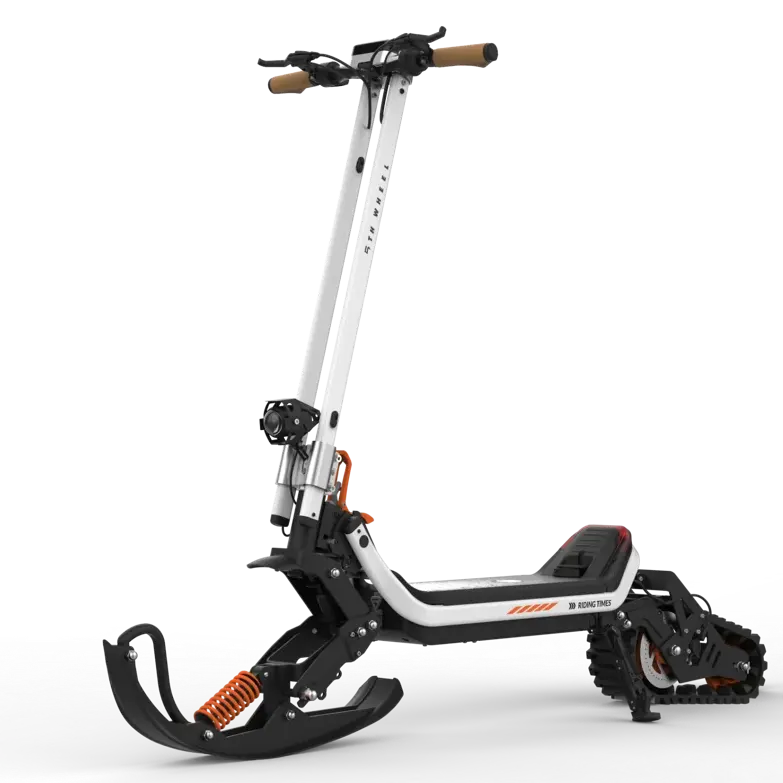 USA stock warehouse 2024 New Arrival 1800W Electric Snow Scooter Innovative 2 Wheel Folding Snow Mobile with Removable Battery