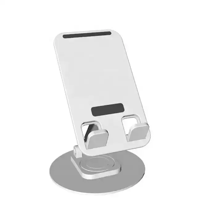 Stabile 360 angolo di Base girevole e supporto per telefono con regolazione dell'altezza supporto per Tablet rotante 360