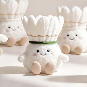 Llavero de peluche con forma de muñeco de bádminton y cadena de cuentas para mochila, regalo unisex, juguete - Product Image 1