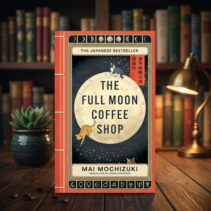 La cafetería Luna Llena de Mai Mochizuki, novela japonesa de fantasía acogedora, con gatos parlantes y la historia de una cafetería, libro en inglés de bolsillo. - Product Image 3