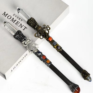 Bán buôn Chất lượng cao tinh thể tự nhiên chữa bệnh đá rõ ràng thạch anh kim loại Cây Đũa Thần làm bằng tay đá quý Cây Đũa Thần - Product Image 5