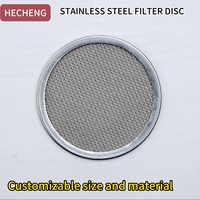 5 10 15 20cm 1-100 Mesh 304 316 Saringan Logam Stainless Steel Plan Wire Mesh Filter Screen Disc