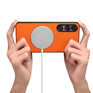 Étui portefeuille magnétique en similicuir grain litchi Denior OEM/ODM pour SONY Xperia 1/5/10 Series avec chargement sans fil et support intégré - Product Image 5