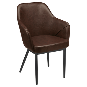 Chaise de restaurant en cuir de qualité supérieure - Product Image 1