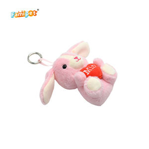 Famipet Fabricant en gros Nouveau design Rose Adorable Peluche douce en forme de sac à main, porte-clés et jouet - Product Image 6