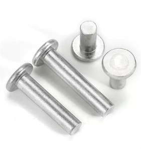 Remaches de Aluminio Sólido Personalizados por el Fabricante, Remaches de Acero Sólido de 4 mm y 8 mm, Remaches Sólidos de Acero Inoxidable M6 con Cabeza Redonda Plana - Product Image 3