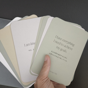 Tarjetas de Afirmación Consciente Personalizadas <span class=keywords><strong>Mama</strong></span> Self Love Tarjeta de Afirmación Mindfulness Salud Mental con Caja de Soporte de Madera - Product Image 2