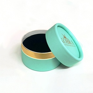 Wholesale Custom Logo Handmade Recyclable Disposable Round Kraft Paper Box Gift <b>Jewelry</b> <b>Packaging</b> with Vanishing Printing - Product Image 2