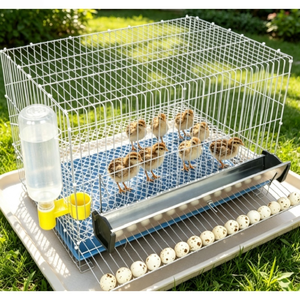 Jaula Portátil Reforzada Galvanizada para Recolección <span class=keywords><strong>de</strong></span> Huevos <span class=keywords><strong>de</strong></span> Aves <span class=keywords><strong>de</strong></span> Corral para Operaciones Comerciales <span class=keywords><strong>de</strong></span> Avicultura - Product Image 1