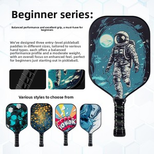 ชุดไม้พายพิคเคิลบอลไฟเบอร์กลาสคุณภาพสูง พร้อมดีไซน์หลากหลายสำหรับเด็ก ผู้เริ่มต้น ฝึกซ้อม และเล่นเพื่อความบันเทิง - Product Image 3