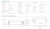 Contrôleur LED à tension constante 3CH 4A 12-24VDC, contrôleur LED RGB, variateurs RF LED CCT pour bandes LED RGB V3