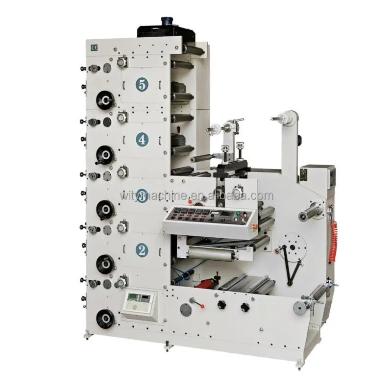 Automatische Flexodruck Maschine Stapel Stil Flexible Drucker für Papier PVC Film