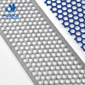 304 Stainless Steel Wire Hexagonal Perforated <b>Mesh</b>-Corrosion Resistant <b>Filter</b> & Guard Shield with Welding & Cutting Services - Product Image 2