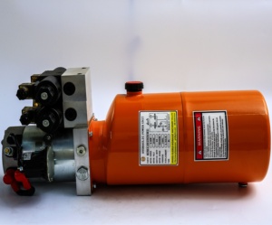Unité de groupe hydraulique 12 V à double effet, mini unité de groupe hydraulique à double effet pour moteur à phase unique - Product Image 1