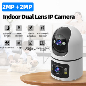 <b>Network</b> <b>Camera</b> 3 Million Pixels 200W Lens F2.0 Aperture Pan Tilt Night Vision Motion Detection Two Way Audio Cloud Storage - Product Image 2